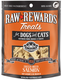 Northwest Naturals Raw Rewards Freeze-Dried Salmon, Cat and Dog Treat 2.5oz